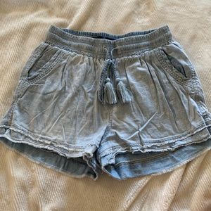 Pull On Jean Shorts